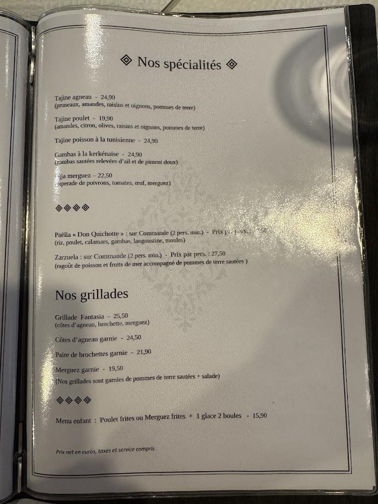 La Fantasia - Menu Image 2