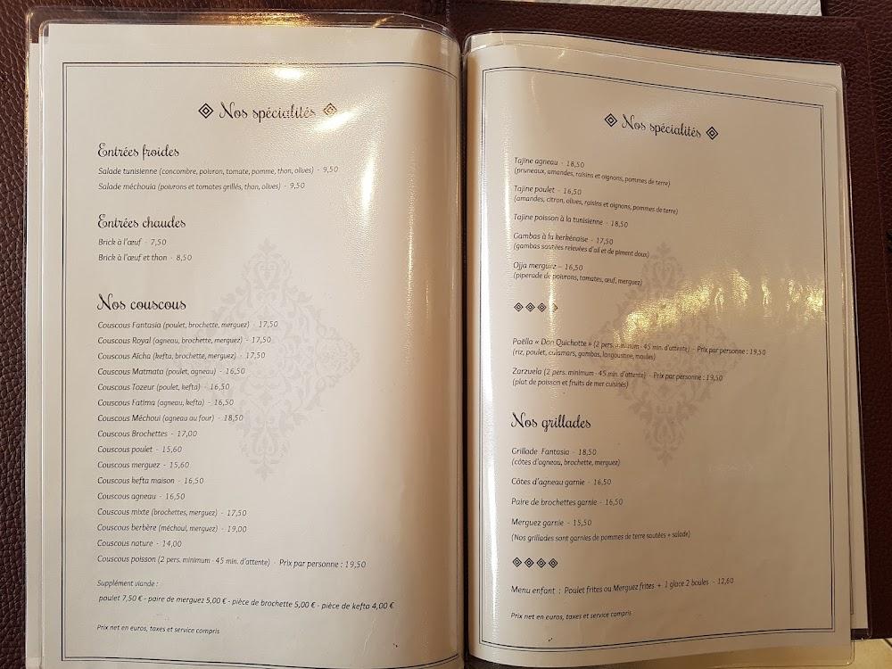 La Fantasia - Menu Image 3